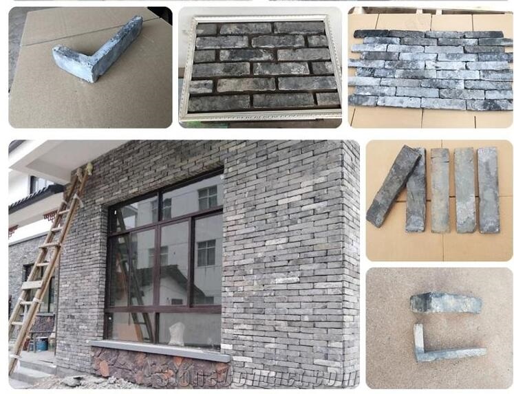 Reclaimed Brick Style Used Red Clay Thin Brick