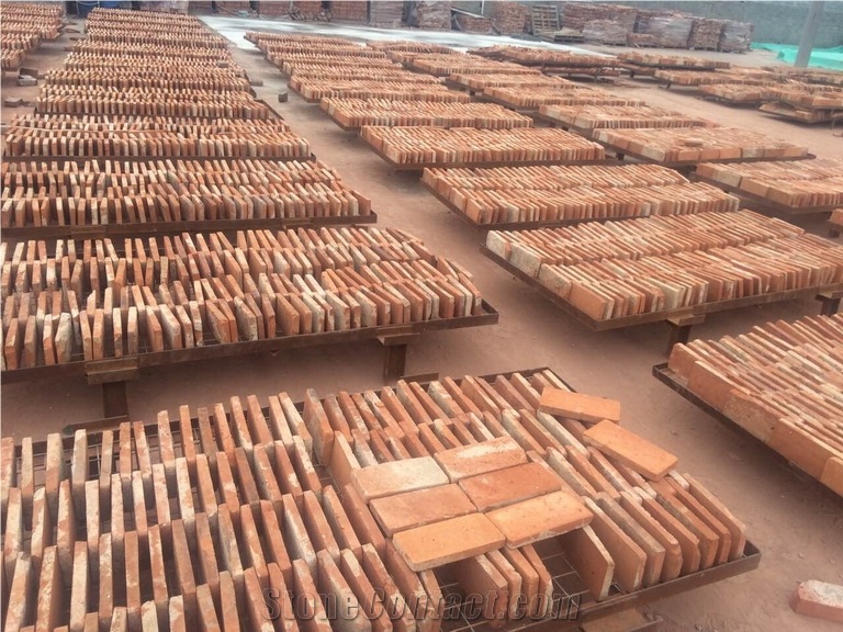 Used Brick in Decoration , Antique Red Grey Brick