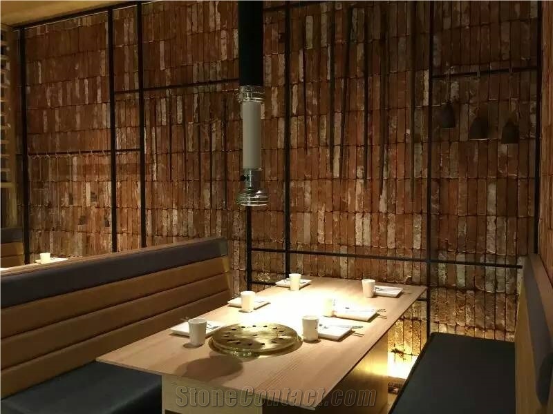 Used Brick in Decoration , Antique Red Grey Brick