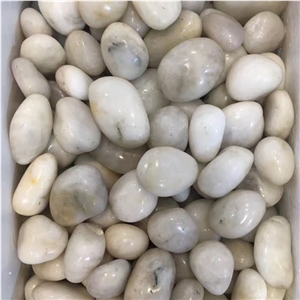 White Polished Pebble