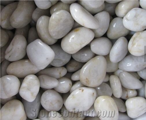 White Polished Pebble