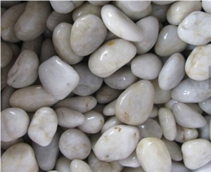 White Polished Pebble