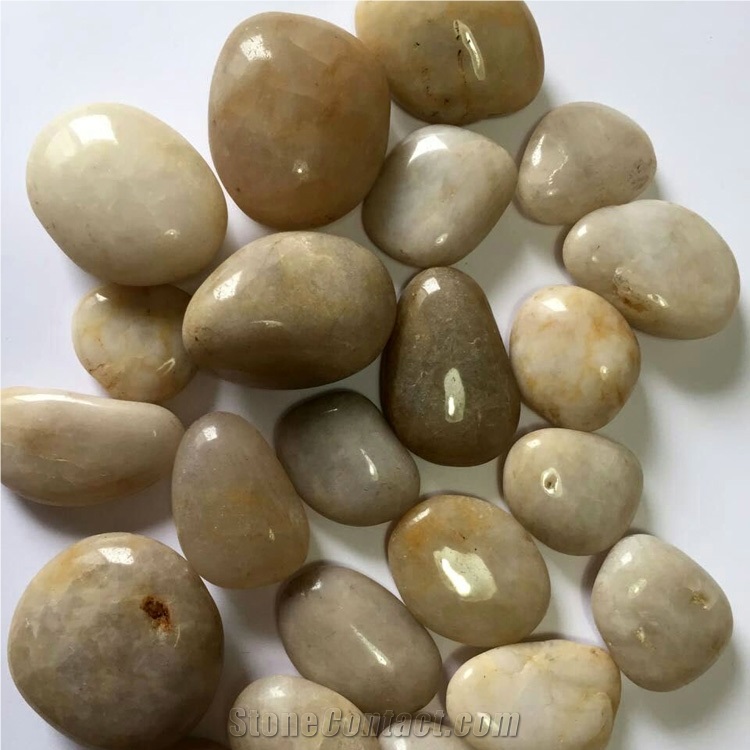 White Polished Pebble