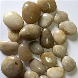 White Polished Pebble
