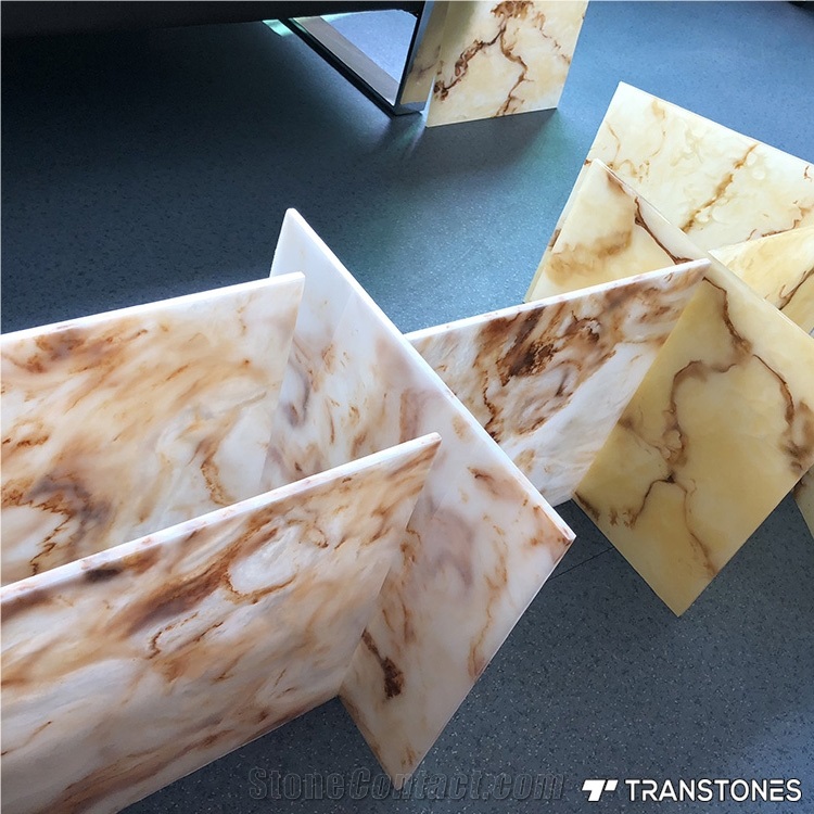 6-20mm Thickness Faux Alabaster Sheet for Ceiling