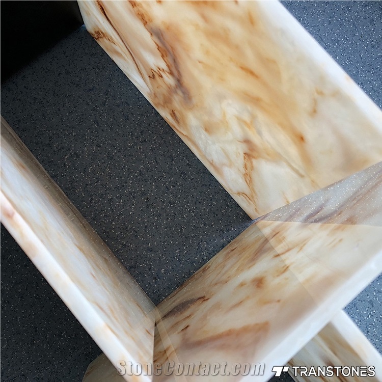 6-20mm Thickness Faux Alabaster Sheet for Ceiling