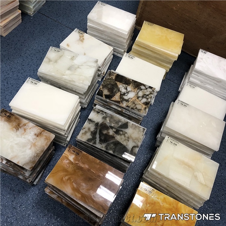 6-20mm Thickness Faux Alabaster Sheet for Ceiling