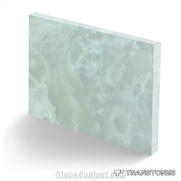 Alabaster Acrylic Bar Counter Faux Alabaster Sheet