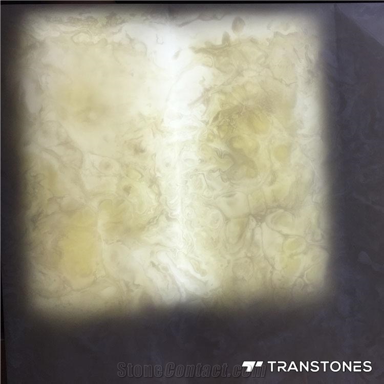 Alabaster Acrylic Bar Counter Faux Alabaster Sheet