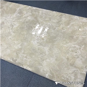 Alabaster Acrylic Bar Counter Faux Alabaster Sheet
