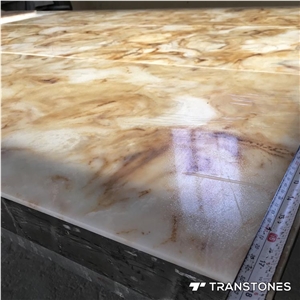 Alabaster Resin Stone Slab for Led Panel Lighting