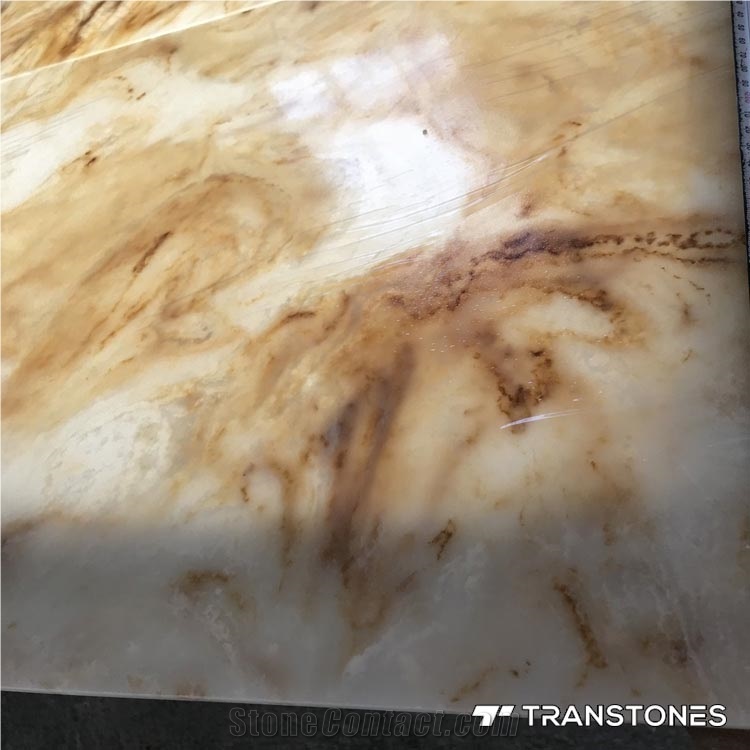 Alabaster Resin Stone Slab for Led Panel Lighting