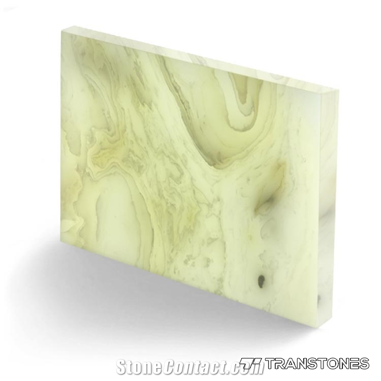 Alabaster Sheet Artificial Stone Wall Tile