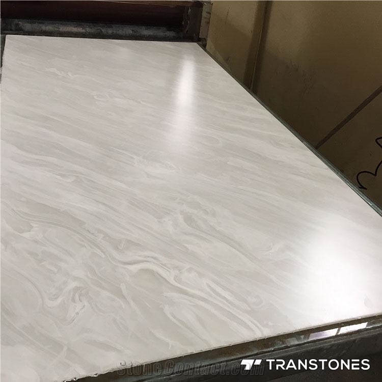 Alabaster Stone Resin Panel for Lampshade