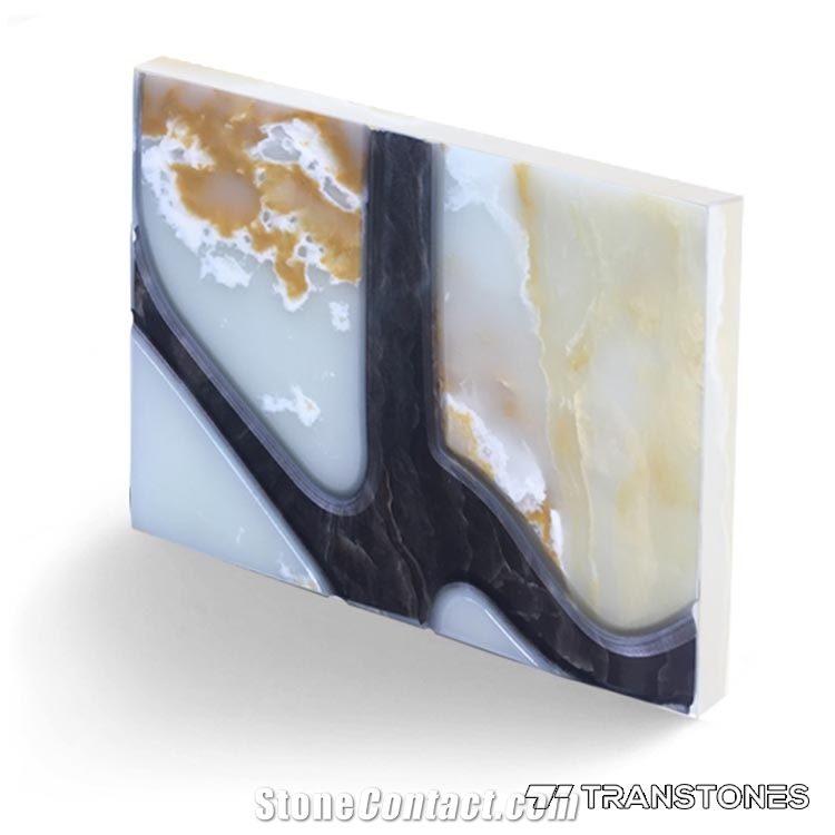 Artificial Onyx Marble Slab Faux Alabaster