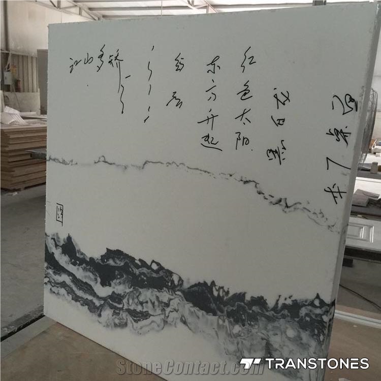 Artificial Onyx Stone Alabaster Painting Sheet