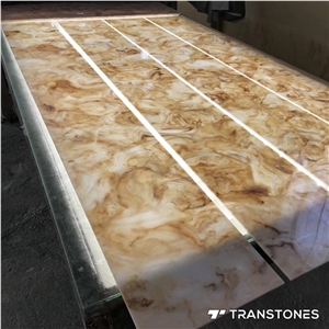 Artificial Onyx Stone Resin Panel Alabaster Sheet