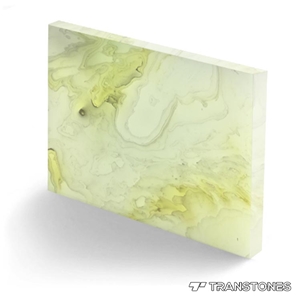 Building Material Polished Multicolor Faux Alabaster