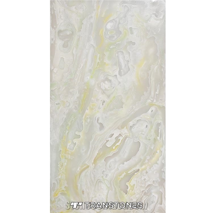 Building Material Polished Multicolor Faux Alabaster