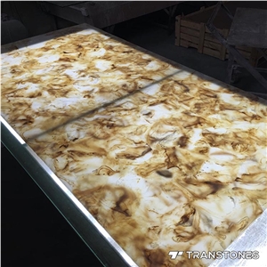 Customized Size Artificial Onyx Alabaster Sheet