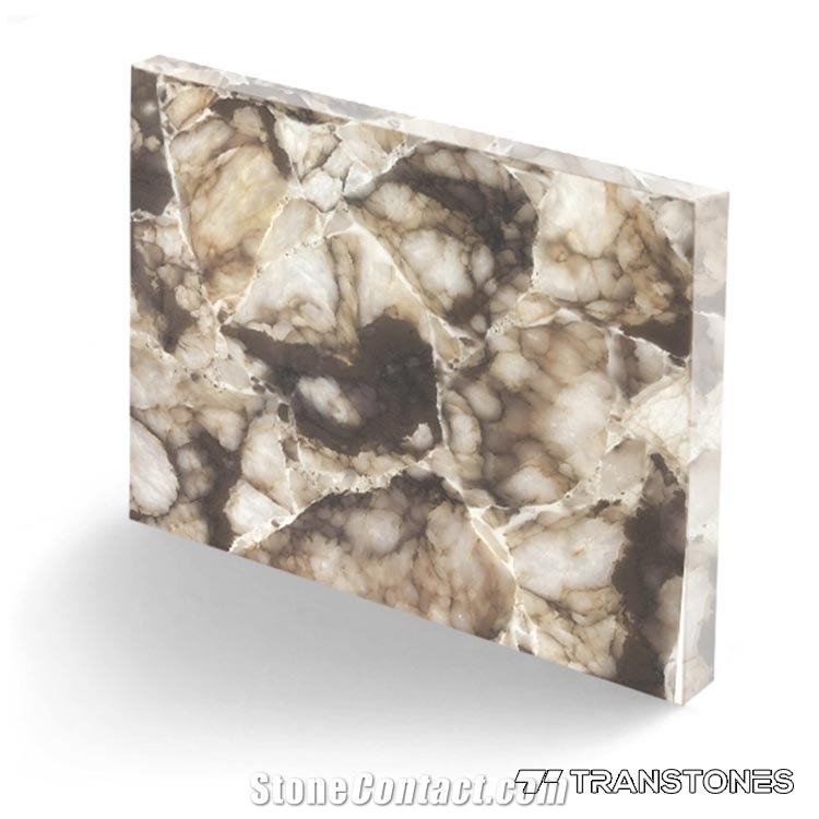 Faux Alabaster Acrylic Sheet Decorative Material