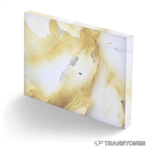 Faux Alabaster Yellow Onyx Slab