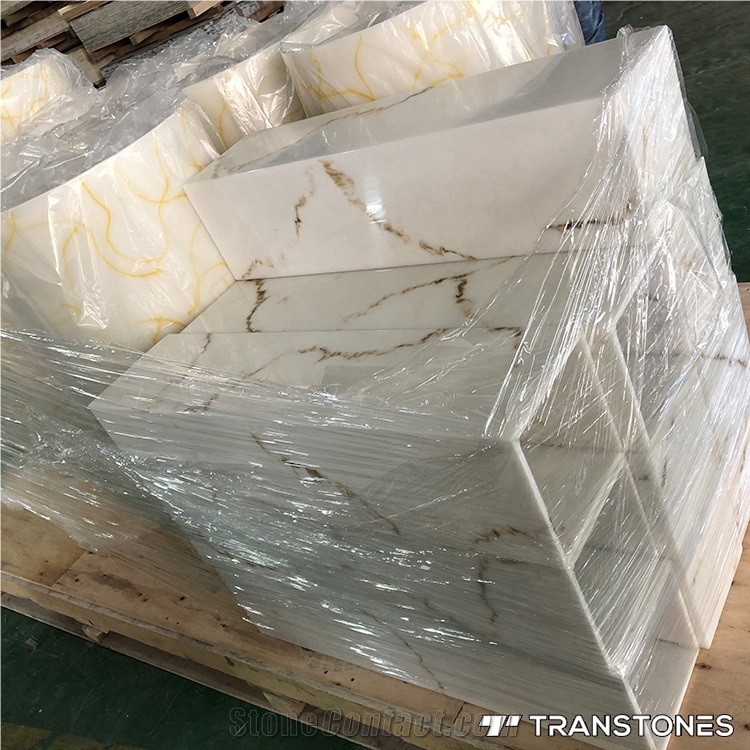 High Translucent Alabaster Lamp Shade
