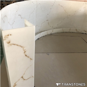 High Translucent Alabaster Lamp Shade
