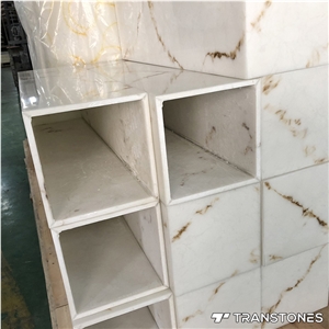 High Translucent Alabaster Lamp Shade