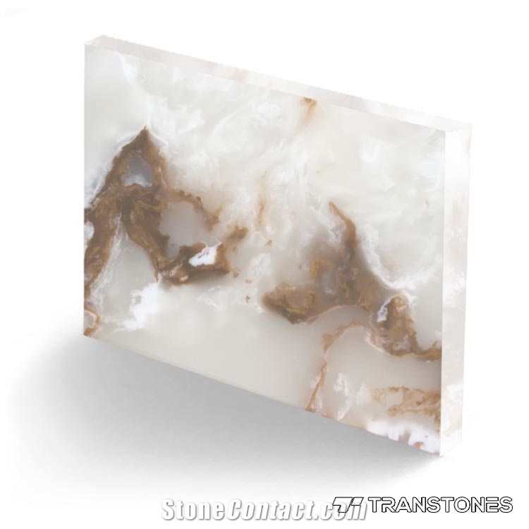 Hot Sell Faux Onyx Alabaster Price Table Top