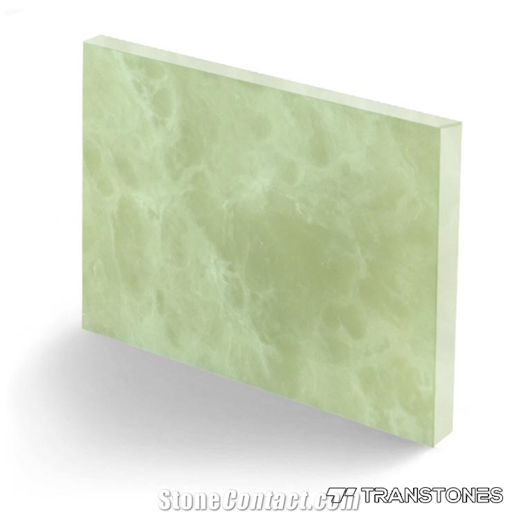 Lampshade Translucent Faux Onyx Panel Alabaster Stone