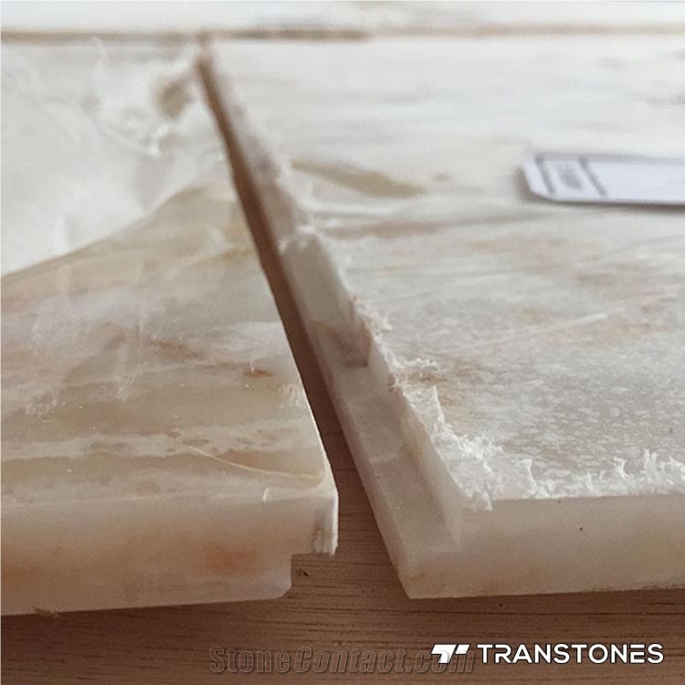 Onyx Alabaster Stone for Reception Desk