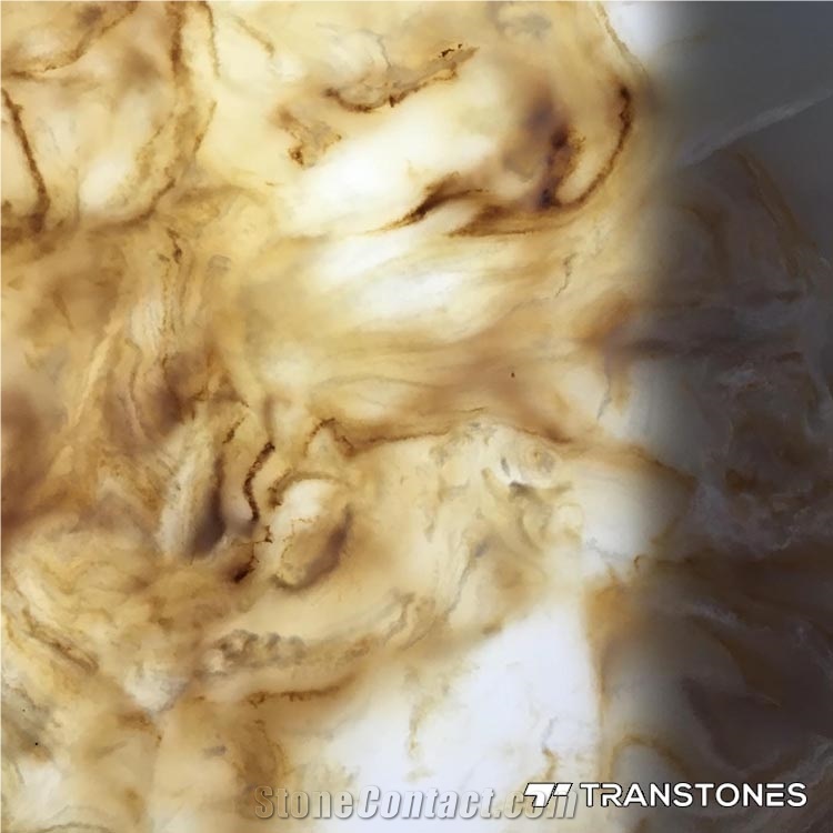 Onyx Alabaster Stone for Reception Desk