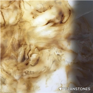 Onyx Alabaster Stone for Reception Desk