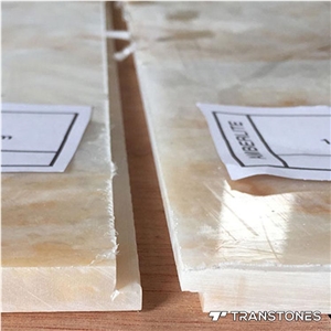 Onyx Alabaster Stone for Reception Desk