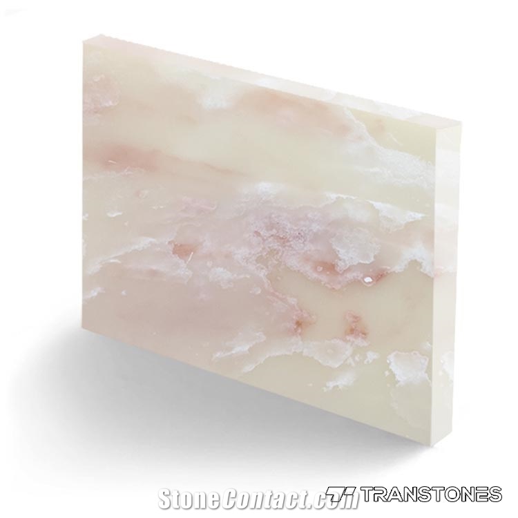 Polished Red Onyx Vein Alabaster Sheet