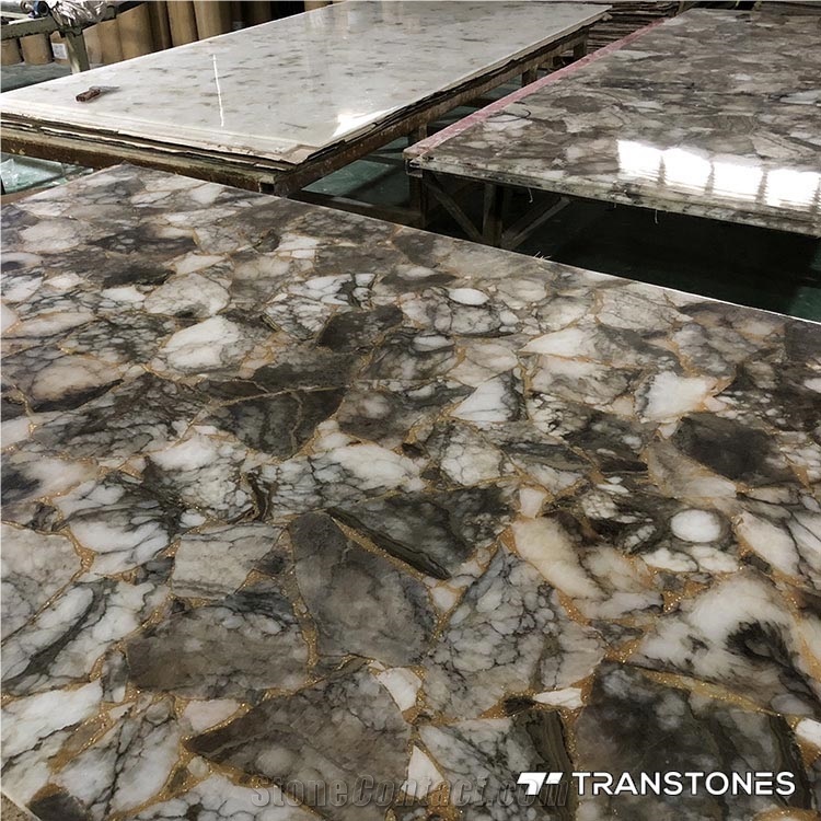 Solid Surface Translucent Faux Alabaster Sheet