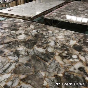 Solid Surface Translucent Faux Alabaster Sheet