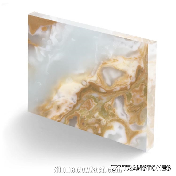 Translucent Artificial Alabaster Marble Slab