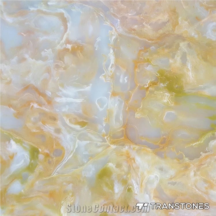 Translucent Artificial Alabaster Marble Slab