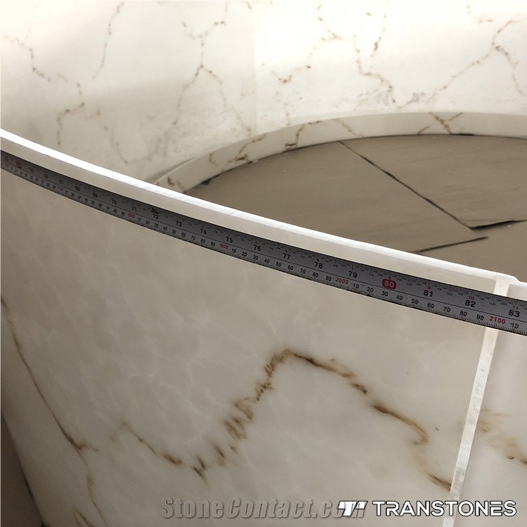 Translucent High Quality Faux Alabaster Slab