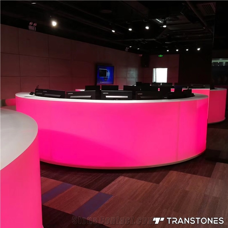 Wholesale 4ft X 8ft Thick Acrylic Reception Desk
