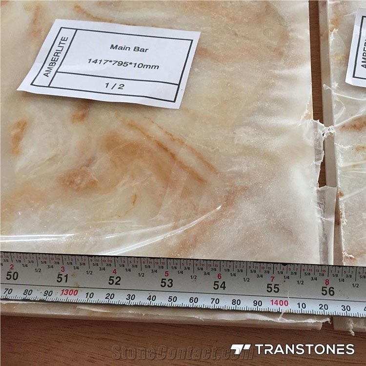Wholesale Faux Alabaster Resin Sheets for Bar