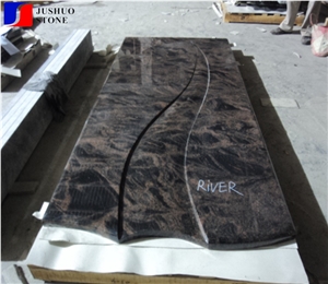 Aurora Borealis,Finnisch Aurora Granite Tombstone
