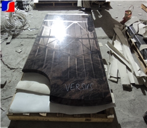 Aurora Borealis,Finnisch Aurora Granite Tombstone