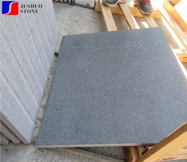 Changtai Black Granite,G654 New Impala Honed Tile