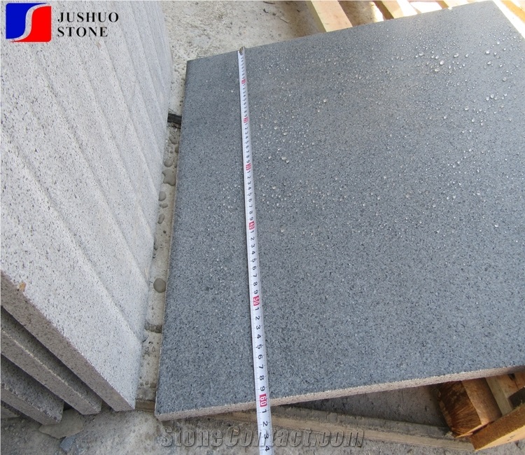 Changtai Black Granite,G654 New Impala Honed Tile