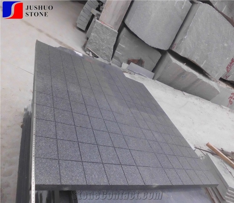 China Flamed Tile with Groove G654 Granite Pattern