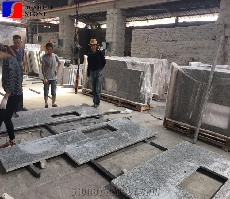 G623,China Grey Granite,Polished Slabs for Tops