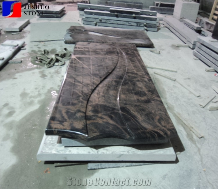 Maentsalae Punainen Granite Tombstone Design
